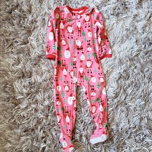 Carter's Holiday Christmas Santa Onesie Pajamas